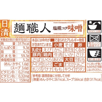 カップ麺 日清麺職人 味噌 日清食品 日清食品