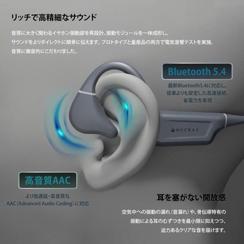 骨伝導イヤホン SeaHorse 2 HACRAY(ハクライ)