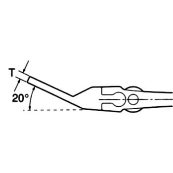 薄型イグザクトレンチ(ベント) トップ工業 モンキーレンチ 薄型イグザクトレンチ(ベント) トップ工業 モンキーレンチ