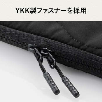 パソコンケース 14インチ オニオンステッチ キルティング PCバッグ 衝撃吸収 ダブルファスナー エレコム