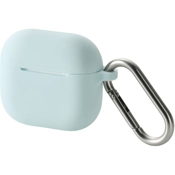 AirPods 4 ケース シリコン カバー 【ワイヤレス/MagSafe充電対応】 衝撃吸収 落下防止 カラビナ付 エレコム