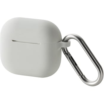 AirPods 4 ケース シリコン カバー 【ワイヤレス/MagSafe充電対応】 衝撃吸収 落下防止 カラビナ付 エレコム
