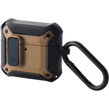 AirPods 4 ケース 耐衝撃 【ワイヤレス/MagSafe充電対応】 衝撃吸収 フタ開閉ロック機能 ZEROSHOCK Lock エレコム