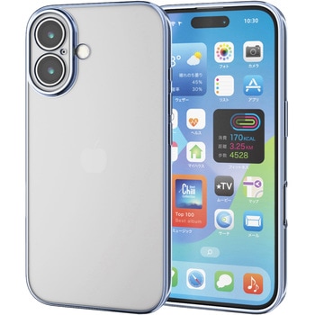 iPhone16 ケース ソフト カバー カメラレンズ保護設計 極限保護 エレコム