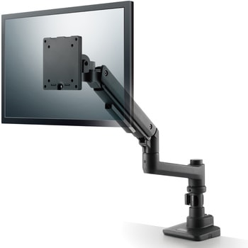 モニターアーム シングル ディスプレイ 支柱付 高耐荷重 ガススプリング式 クランプ式 グロメット式 5軸 - エレコム