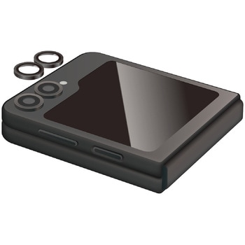 Galaxy Z Flip6(SC-54E) レンズカバー カメラ保護 ガラスフィルム 高透明 強化ガラス 表面硬度10H 指紋防止 エレコム
