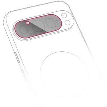 Google Pixel 9 Pro レンズカバー カメラ保護 フィルム 高透明 抗菌 指紋防止 気泡防止 エレコム