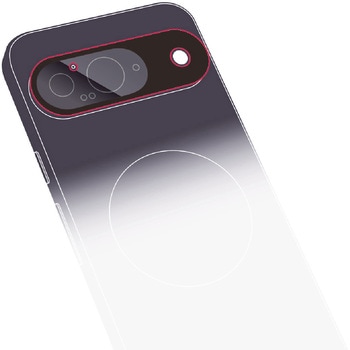Google Pixel 9 レンズカバー カメラ保護 ガラスフィルム 高透明 表面硬度10H 指紋防止 飛散防止 気泡防止 エレコム