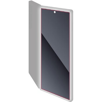 Galaxy Z Fold6 ( SC-55E ) ガラスフィルム 高透明 強化ガラス 表面硬度10H 指紋防止 飛散防止 気泡防止 エレコム