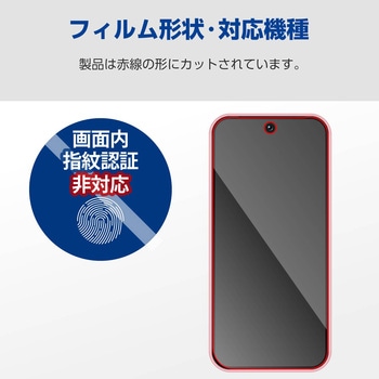 Google Pixel 9/9 Pro ガラスフィルム 高透明 ブルーライトカット 表面硬度10H 指紋防止 飛散防止 エレコム