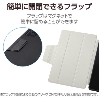 Lenovo Tab K11用 ケース ソフトレザー フラップ マグネット開閉 2アングル スタンド機能 衝撃吸収 エレコム