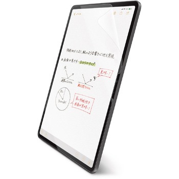 13インチ iPad Pro (M4) フィルム ペーパーライク 文字用 アンチグレア 固定シール付 なめらかタイプ エレコム