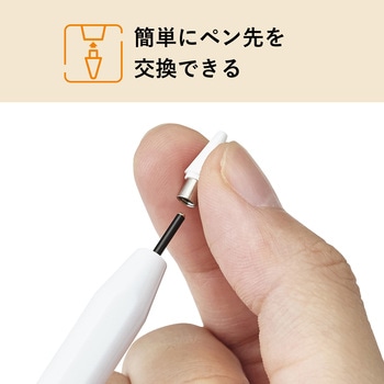 タッチペン スタイラスペン 交換用 ペン先 P-TPACST05シリーズ専用 3個入り 【iPad iPhone Android等対応】 エレコム