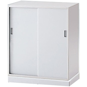 シンラインキャビネットA4 引戸型 2段 下段専用 ベース付<配送時組立サービス付> - イトーキ