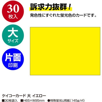 ケイコーカード イエロー ササガワ