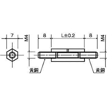 スペーサー(ジュラコン(R)スペーサー) NS-400WEシリーズ(M=4 ピッチ0.7) 廣杉計器