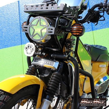Mr Quick製 ステンレス製 ホンダ CC110 クロスカブ/ダックス125用 ホーンカバー MAD MAX(マッドマックス)