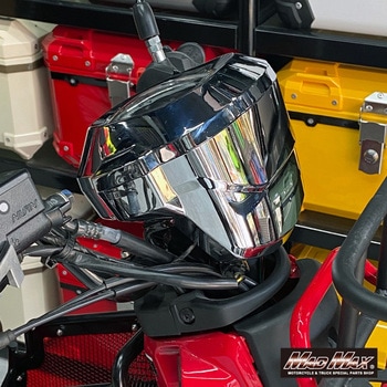 Mr Quick製 ホンダ CC110 クロスカブ用 メーターロアカバー メッキ MAD MAX(マッドマックス)