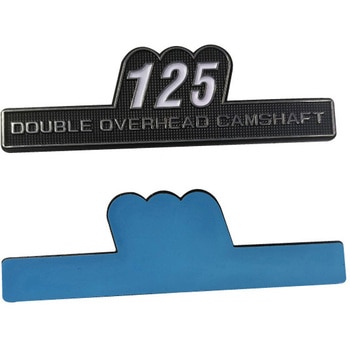 サイドカバーエンブレム 125 貼り付けタイプ 左右セット MAD MAX(マッドマックス)