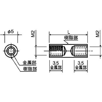 金属付ジュラコン(R)スペーサー / AMR-E 廣杉計器