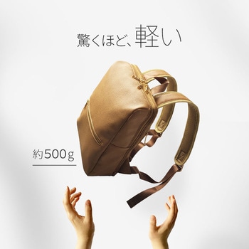 軽量レディースリュック-ブラウン VALENTINO VISCANI