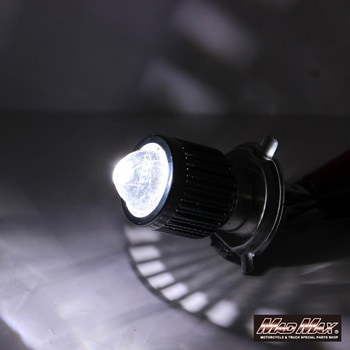 H4 LEDヘッドライト 12V/24V兼用 2400LM 発光色切替 ホワイト/イエロー MAD MAX(マッドマックス)