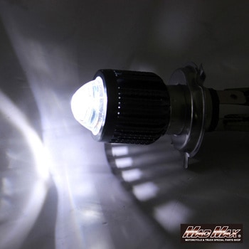 H4 LEDヘッドライト 12V/24V兼用 2400LM 発光色切替 ホワイト/イエロー MAD MAX(マッドマックス)