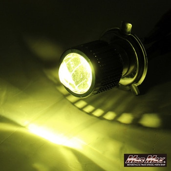 H4 LEDヘッドライト 12V/24V兼用 2400LM 発光色切替 ホワイト/イエロー MAD MAX(マッドマックス)