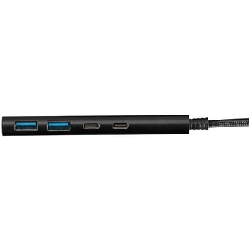 USB3G1Type-C / 4Pアルミハブ ナカバヤシ
