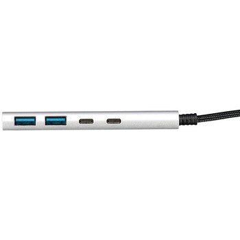 USB3G1Type-C / 4Pアルミハブ ナカバヤシ
