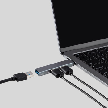 USB3．2G1+2．0Type-C / 3ポート変換ハブ ナカバヤシ