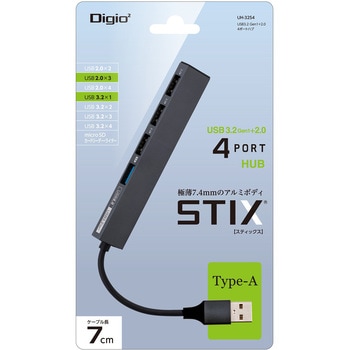 USB3．2G1+2．0 / 4ポートハブ ナカバヤシ