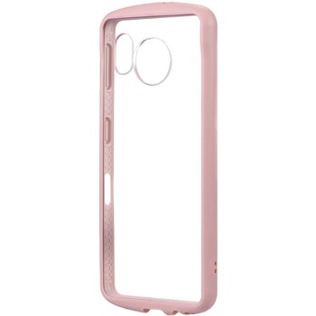 (簡易包装)AQUOS sense7 SH-53C/SHG10 耐衝撃ハイブリッドケース 「Cleary」 ダスティピンク MSソリューションズ