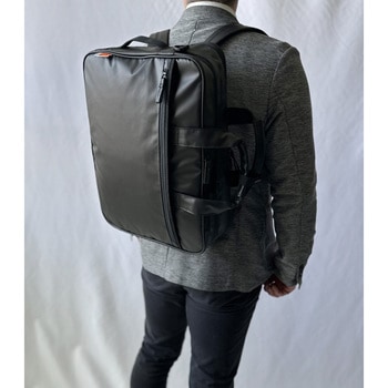 軽量・撥水2室式ビジネス3WAYバッグ-45cm-クロ MAGNUM