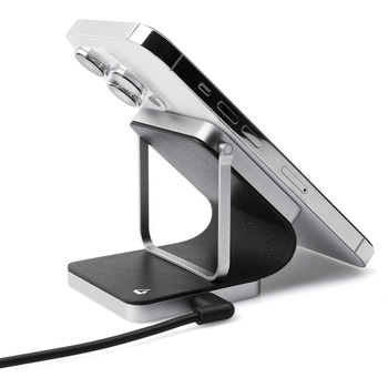 2in1 折りたたみワイヤレス充電スタンド ブラック HACRAY(ハクライ)