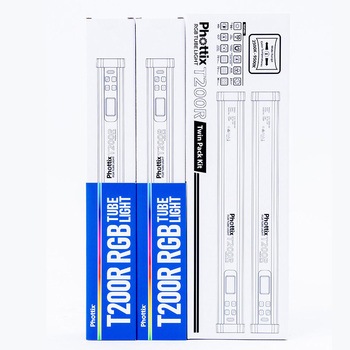 LEDライト T200R RGB Tube Light Twin Kit Set Phottix(フォティックス)