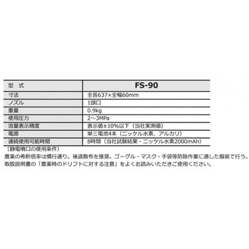 鉄砲型静電噴口 みのる産業