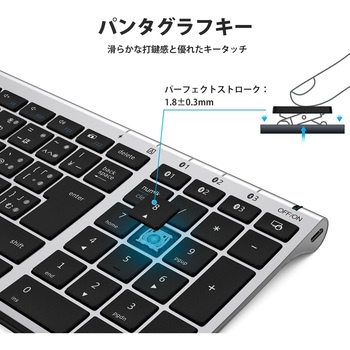 Bluetoothキーボード iClever