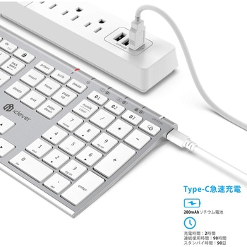 Bluetoothキーボード iClever