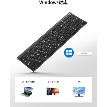 ワイヤレスキーボード iClever