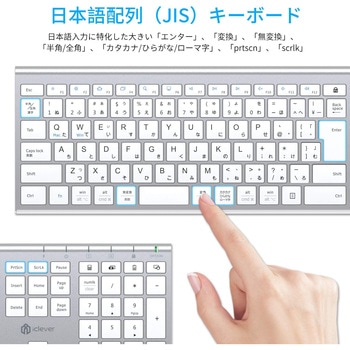 ワイヤレスキーボード&マウスセット iClever