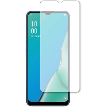 液晶保護フィルム OPPO A5 2020 指紋防止 メディアフューチャー