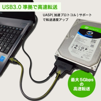 SATA-USB 変換アダプター ブロードウォッチ
