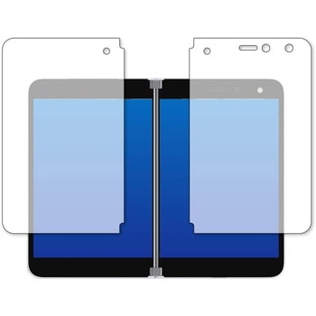 液晶保護フィルム Surface Duo / MicroSoft 2画面セット ブルーライトカット(反射防止) メディアカバーマーケット
