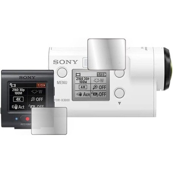 液晶保護フィルム SONY FDR-X3000 X3000R HDR-AS300 300R 50 50R [ 液晶モニター用 リモコン用 2枚セット ] 高硬度9H メディアフューチャー
