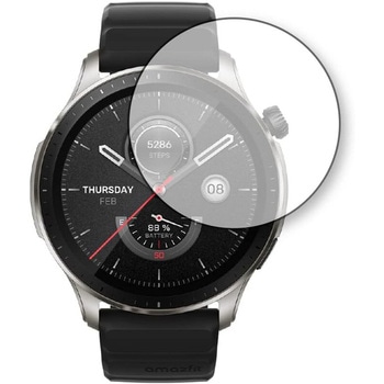 液晶保護フィルム Amazfit GTR 4 高硬度9H ブルーライトカット メディアフューチャー