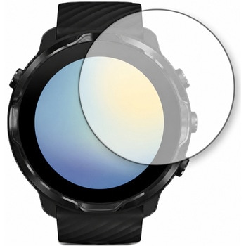 液晶保護フィルム Suunto 7 対応 高硬度9H ブルーライトカット反射防止 互換品 メディアカバーマーケット