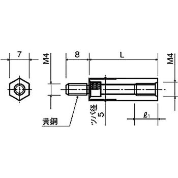 スペーサー(PSSスペーサー) BSP-400Eシリーズ(M=4 ピッチ0.7) 廣杉計器