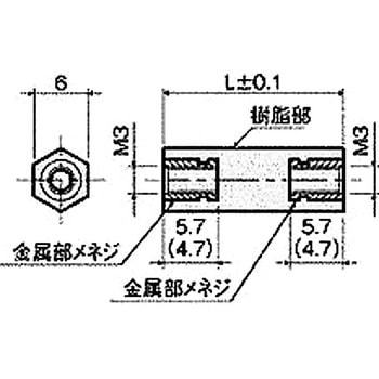 スペーサー(PSSスペーサー) AMP-300Eシリーズ(M=3 ピッチ0.5) 廣杉計器