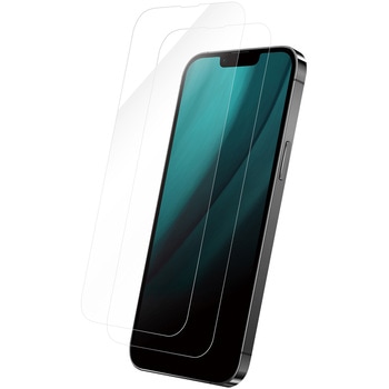 (簡易包装)iPhone 14 Plus/13 Pro Max ガラスフィルム「GLASS PREMIUM FILM」 全画面保護 2枚入りスーパークリア MSソリューションズ